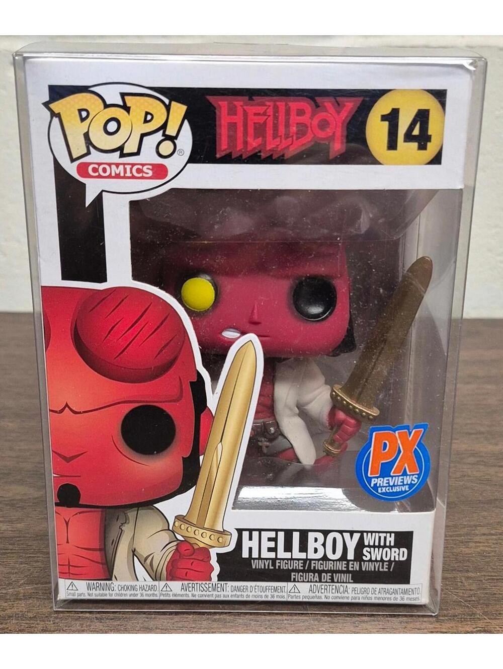 Funko Pop! Hellboy (with Sword) Vinyl Figure #14 - PX Previews Exclusive